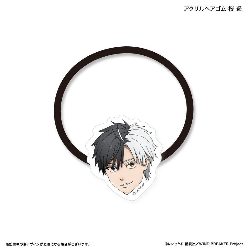 【予約商品】WIND BREAKER アクリルヘアゴム 桜 遥