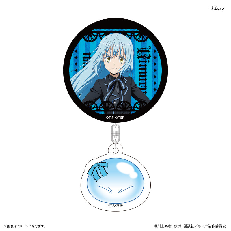【予約商品】転生したらスライムだった件 アクリルチャーム付き缶バッジ(ゴシック) リムル