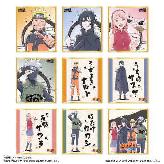 【予約商品】NARUTO トレーディングミニ色紙 【全9種】(BOX)