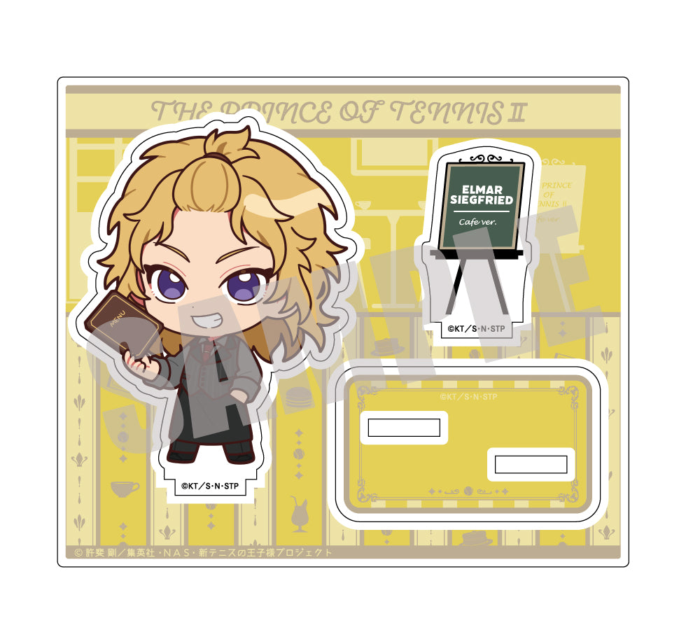 【予約商品】新テニスの王子様 アクリルスタンド エルマー・ジークフリート MINI CAFE ver.