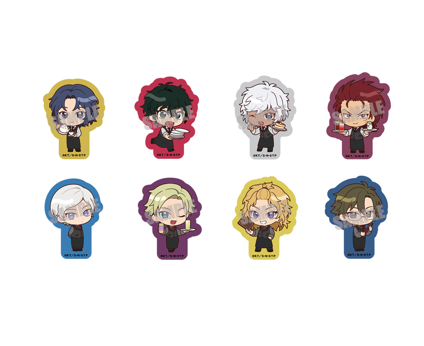 【予約商品】新テニスの王子様 フレークシール MINI CAFE ver.