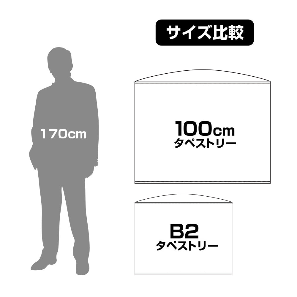 【予約商品】4034-2575 描き下ろし ゆるキャン△ B2タペストリー バースデーキャンプVer.