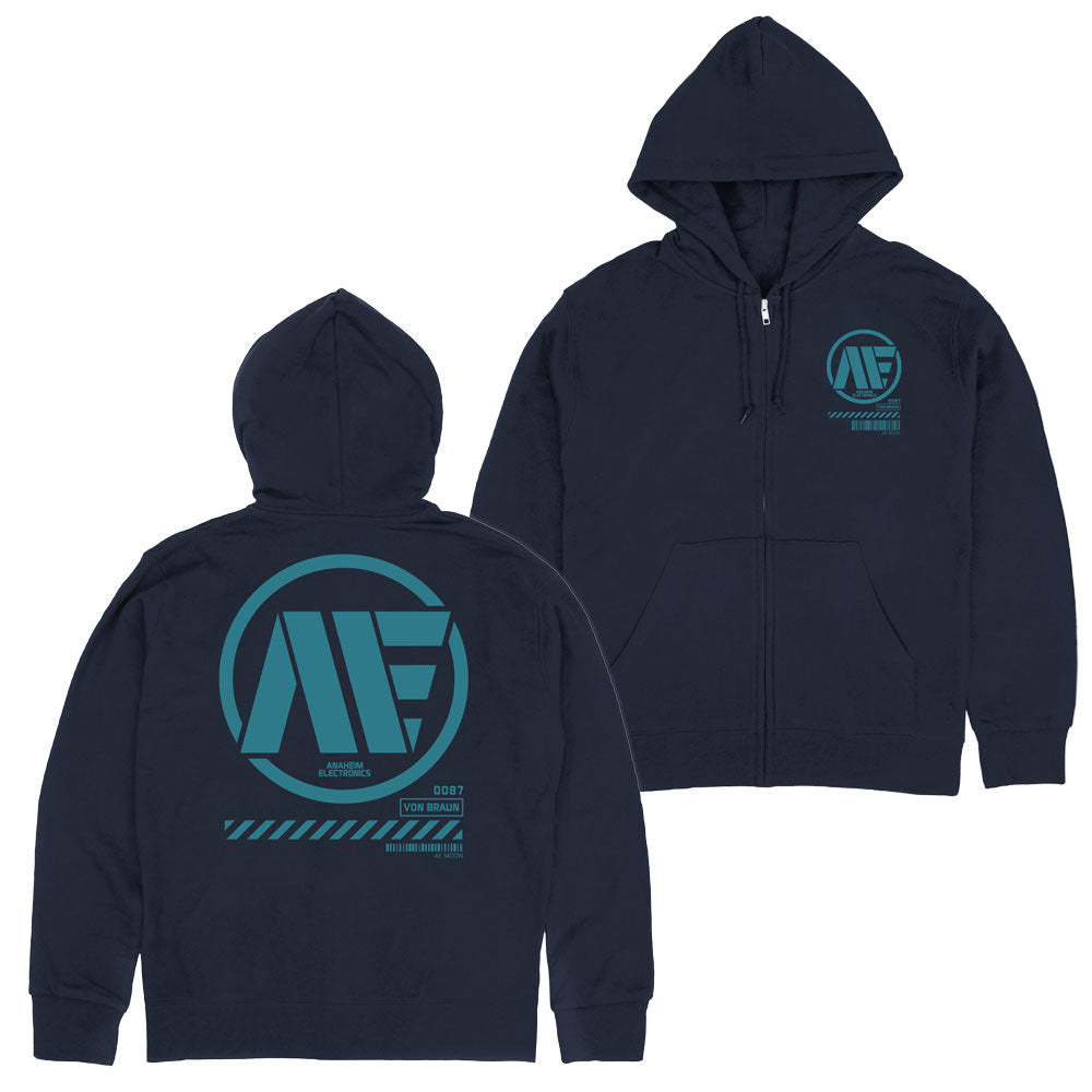 【予約商品】0205-0094 アナハイム・エレクトロニクス社 ジップパーカー/NAVY-L