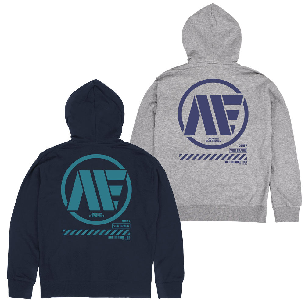 【予約商品】0205-0094 アナハイム・エレクトロニクス社 ジップパーカー/MIX GRAY-L
