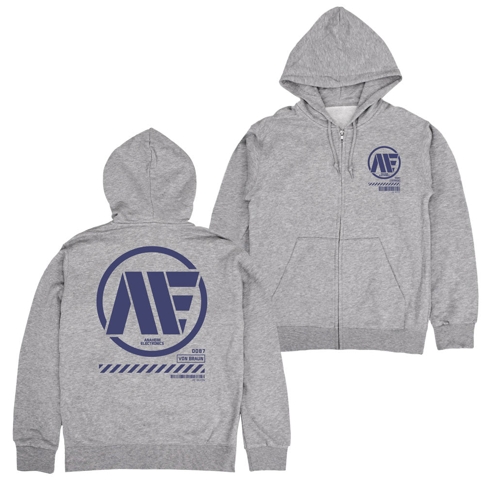 【予約商品】0205-0094 アナハイム・エレクトロニクス社 ジップパーカー/MIX GRAY-L
