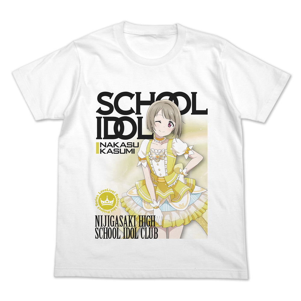 【予約商品】0365-0202 中須かすみ フルカラーTシャツ オフィシャルカードゲームVer./WHITE-S