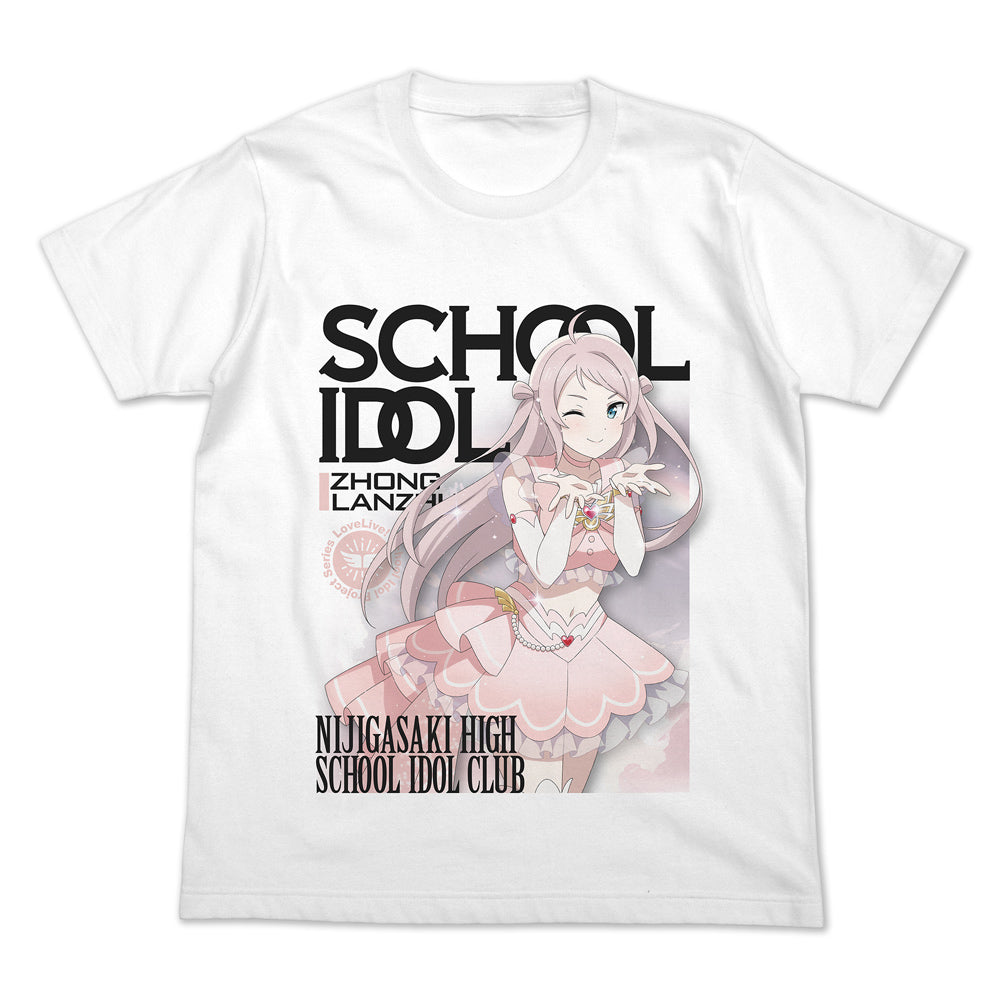 【予約商品】0365-0205 鐘 嵐珠 フルカラーTシャツ オフィシャルカードゲームVer./WHITE-M