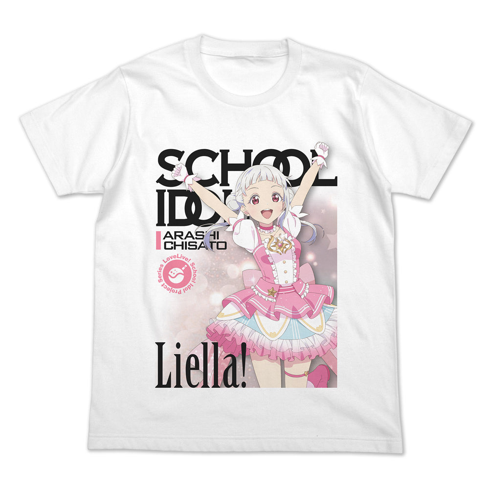 【予約商品】0365-0207 嵐 千砂都 フルカラーTシャツ オフィシャルカードゲームVer./WHITE-L