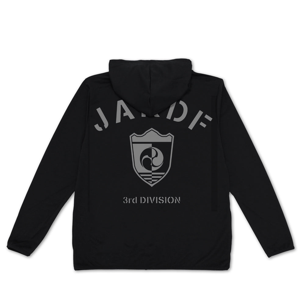【予約商品】3535-0212 第３部隊 薄手ドライパーカー/BLACK-XXL