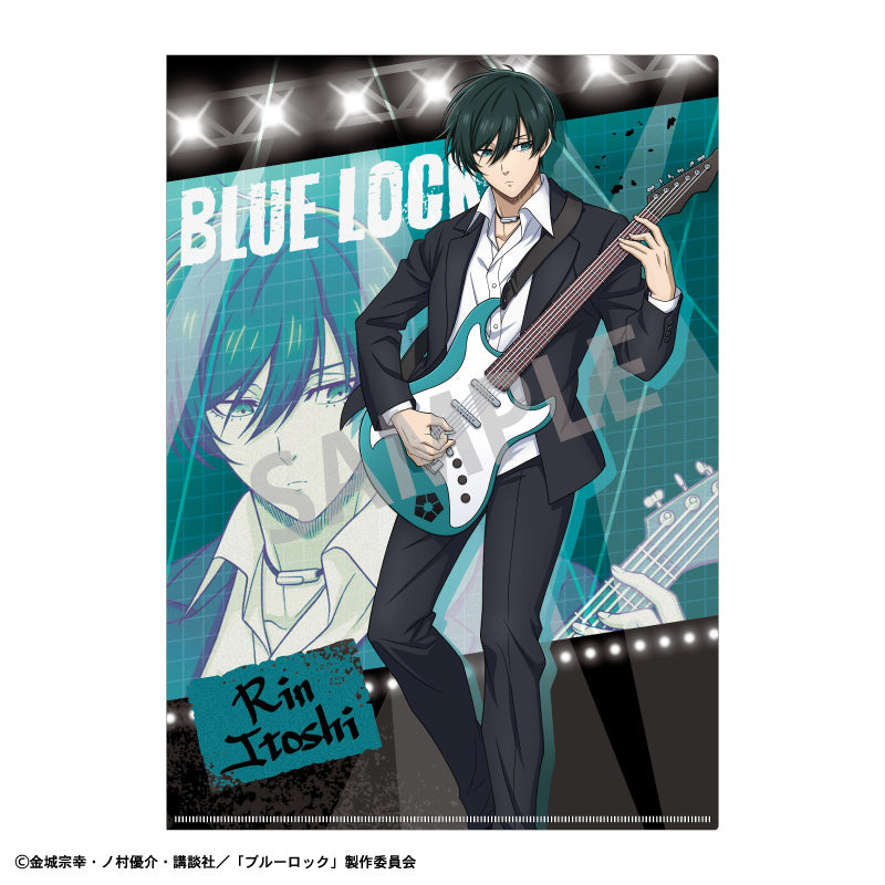 【予約商品】ブルーロック　A4シングルクリアファイル＿糸師 凛／ロックバンド