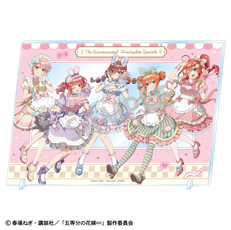 【予約商品】五等分の花嫁∽　A4アクリルパネル＿アイス屋さん