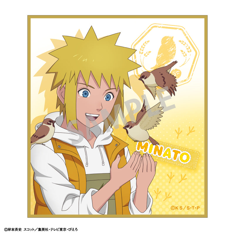 【予約商品】NARUTO-ナルト- 疾風伝　トレーディングミニ色紙＿少年期×アニマル