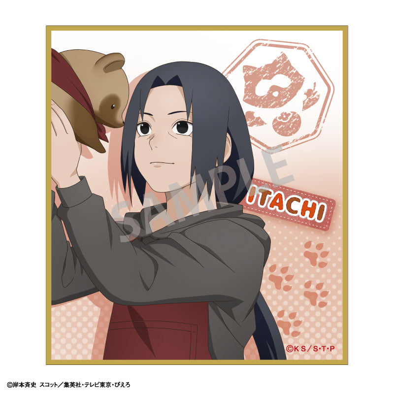 【予約商品】NARUTO-ナルト- 疾風伝　トレーディングミニ色紙＿少年期×アニマル