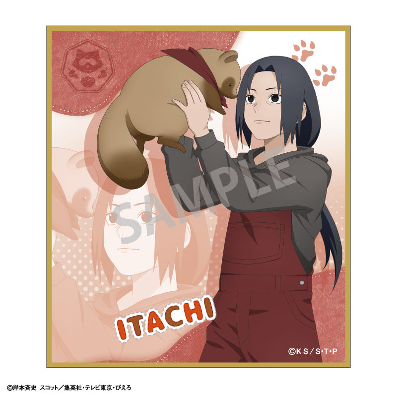 【予約商品】NARUTO-ナルト- 疾風伝　トレーディングミニ色紙＿少年期×アニマル