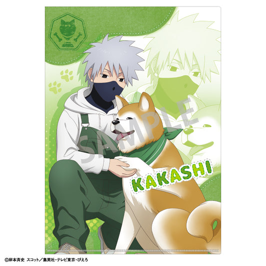 【予約商品】NARUTO-ナルト- 疾風伝　A4シングルクリアファイル＿はたけカカシ／少年期×アニマル
