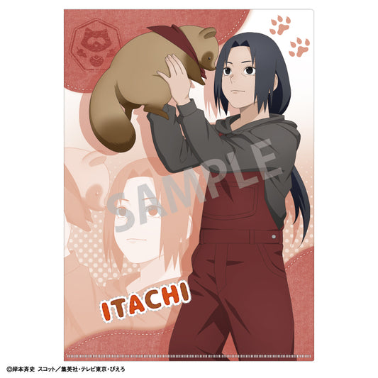 【予約商品】NARUTO-ナルト- 疾風伝　A4シングルクリアファイル＿うちはイタチ／少年期×アニマル