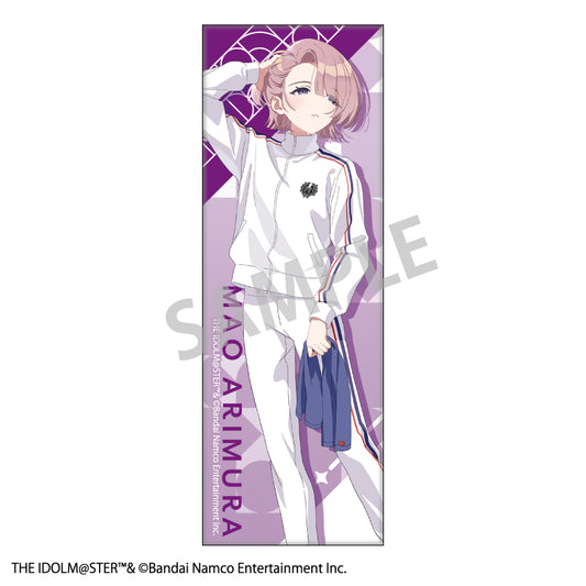 【予約商品】学園アイドルマスター　ロングスクエア缶バッジ＿有村麻央