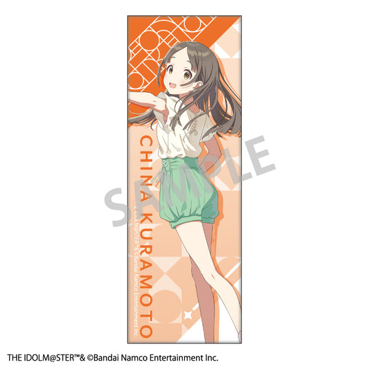【予約商品】学園アイドルマスター　ロングスクエア缶バッジ＿倉本千奈
