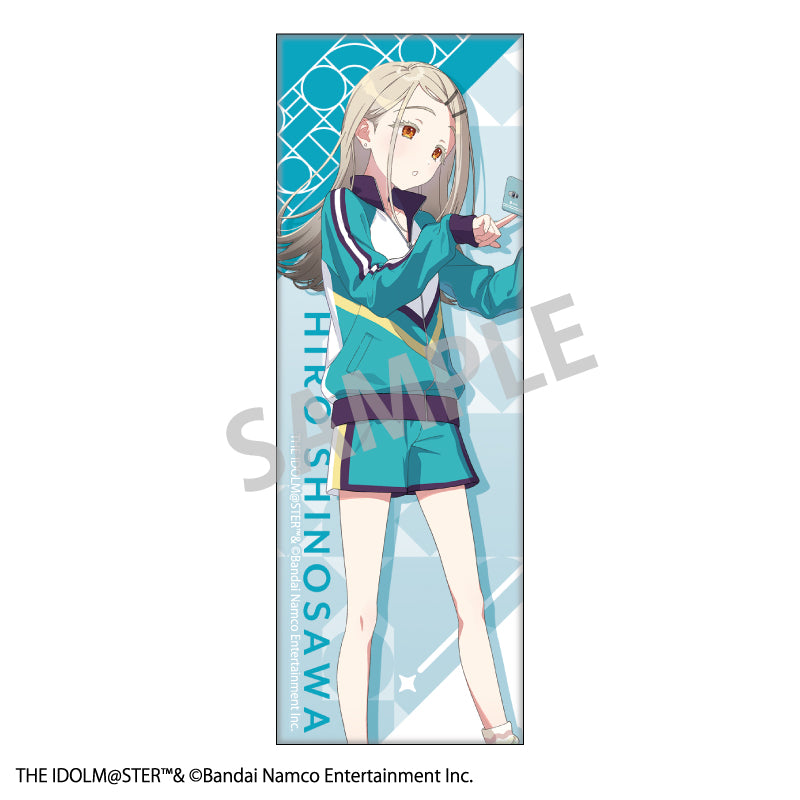 【予約商品】学園アイドルマスター　ロングスクエア缶バッジ＿篠澤 広