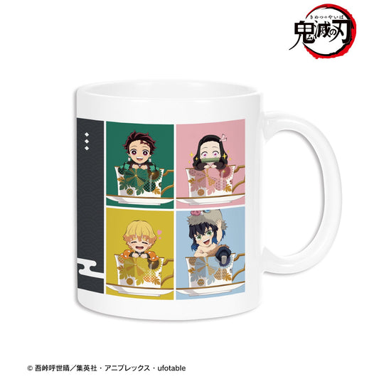 【予約商品】集合 みにきゃら ティーカップver. マグカップ