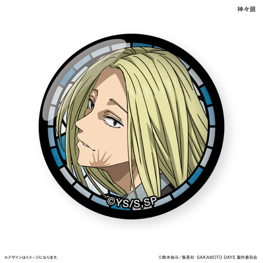 【予約商品】ステンドグラス風ガラスマグネット　SAKAMOTO DAYS　神々廻
