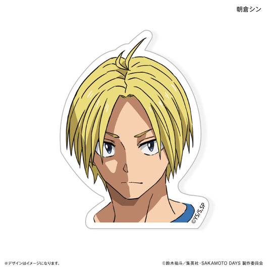 【予約商品】キャラ面ステッカー　SAKAMOTO DAYS　朝倉シン
