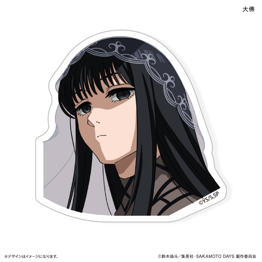 【予約商品】キャラ面ステッカー　SAKAMOTO DAYS　大佛