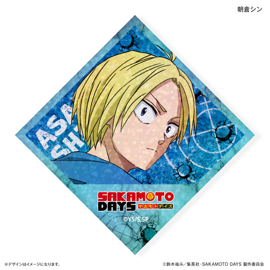 【予約商品】キラキラタイル風ステッカー　SAKAMOTO DAYS　朝倉シン