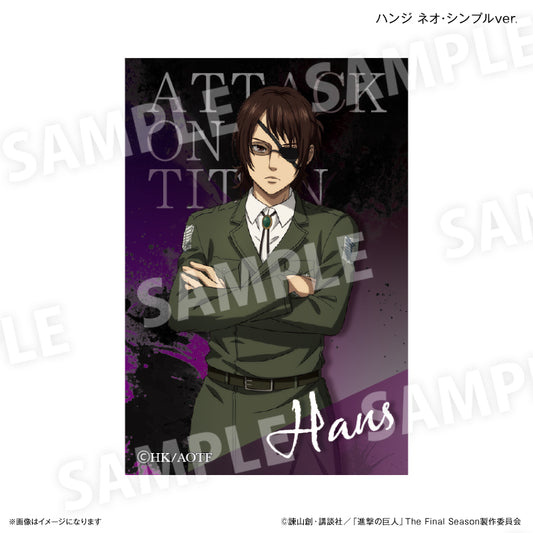 【予約商品】進撃の巨人 ミニアートスタンド ハンジ ネオ・シンプルver.