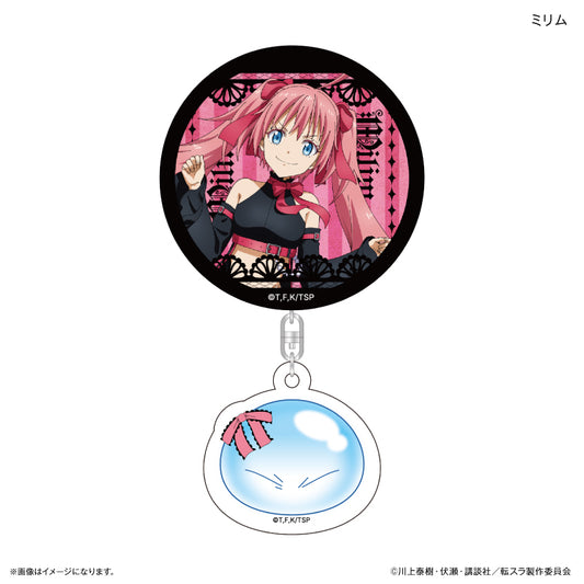 【予約商品】転生したらスライムだった件 アクリルチャーム付き缶バッジ（ゴシック） ミリム
