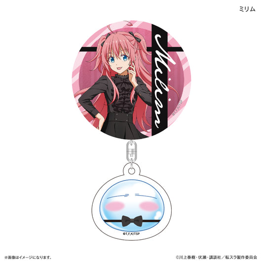 【予約商品】転生したらスライムだった件 アクリルチャーム付き缶バッジ（礼服） ミリム