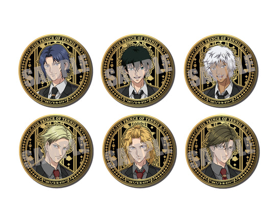 【予約商品】新テニスの王子様　トレーディングラグジュアリーメタル缶バッジ　Cafe ver.（全6種）【BOXJAN】