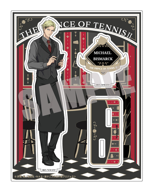 【予約商品】新テニスの王子様　ビッグアクリルスタンド　ミハエル・ビスマルク　Cafe ver.