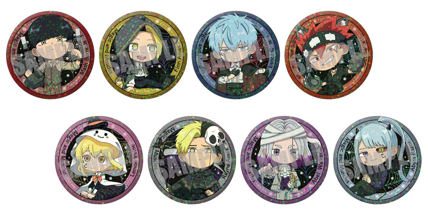 【予約商品】マッシュル-MASHLE- トレーディングホログラム缶バッジ Halloween mini ver.（全8種）